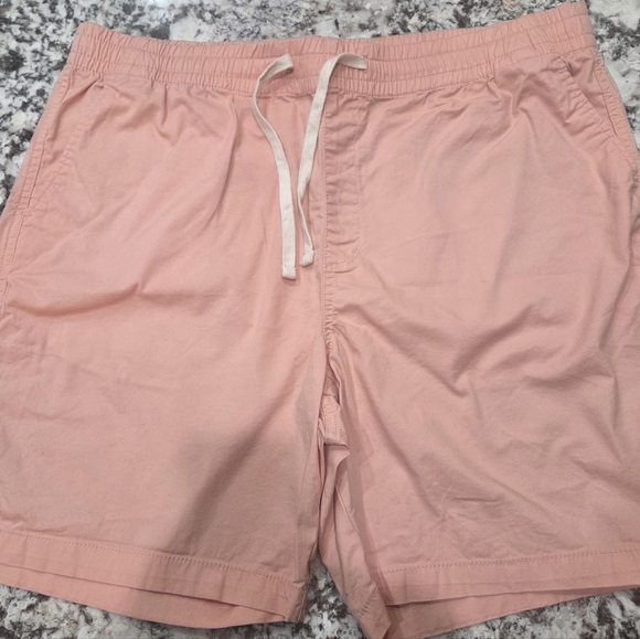 Old Navy Other - Trendy Men's Coral Chino Jogger Drawstring Casual Shorts- Size‎ XL